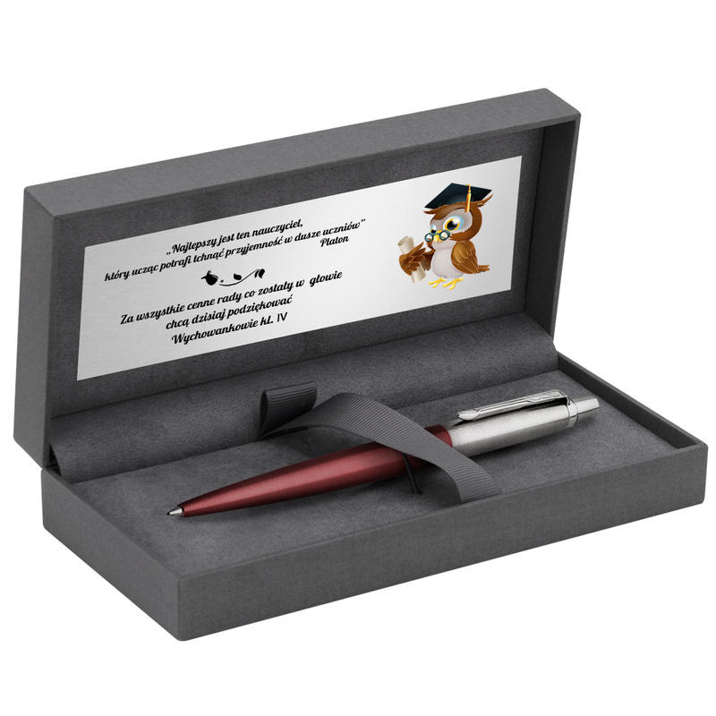 Długopis Parker Jotter CT Kensington Red z grawerem i pudełkiem