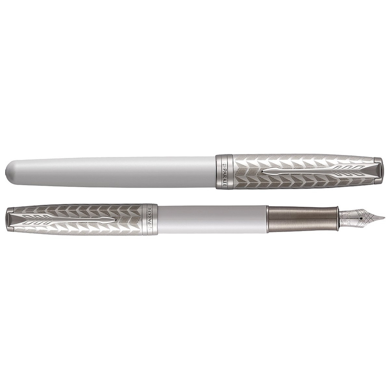 Pióro wieczne Parker Sonnet CT 18k Metal & Pearl w etui