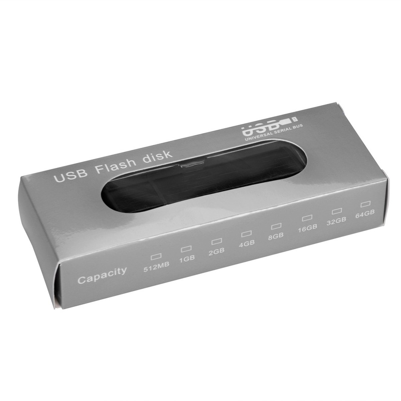 Prezent dla szefowej – czarny pendrive 16 GB z grawerem